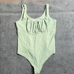 Abercrombie & Fitch Kids Bodysuit in Light Sage